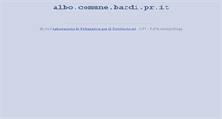 Desktop Screenshot of albo.comune.bardi.pr.it