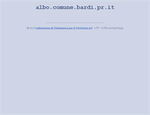 Tablet Screenshot of albo.comune.bardi.pr.it